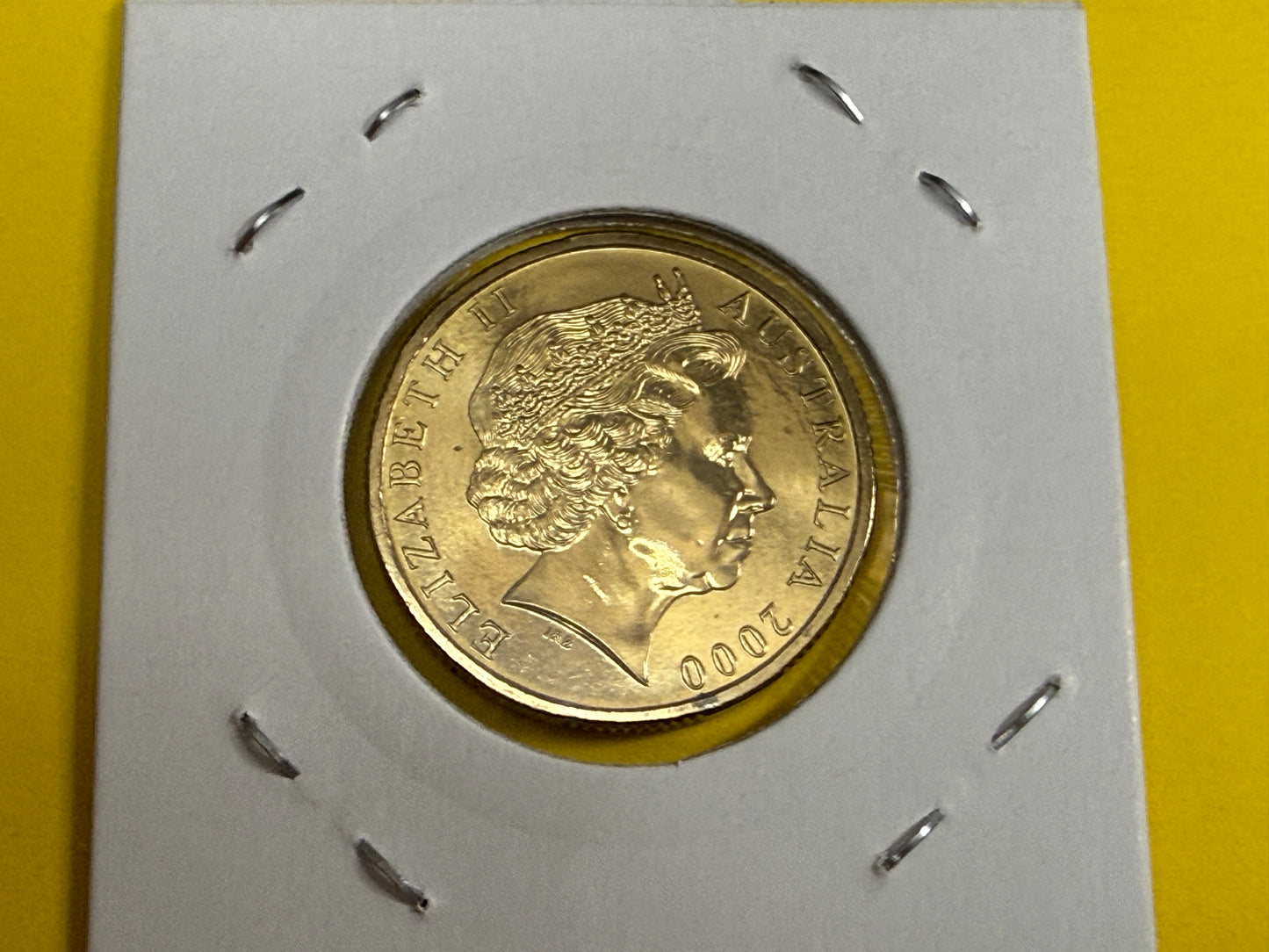 2000 $1 - Mob Of Roos Coin - Choice Uncirculated - ex mint set coin - 2x2