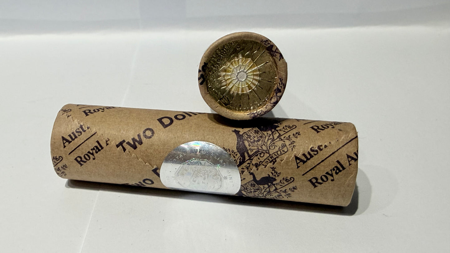 2026 $2 Dawn Service Coin - Uncirculated - Ex Premium Roll in 2x2