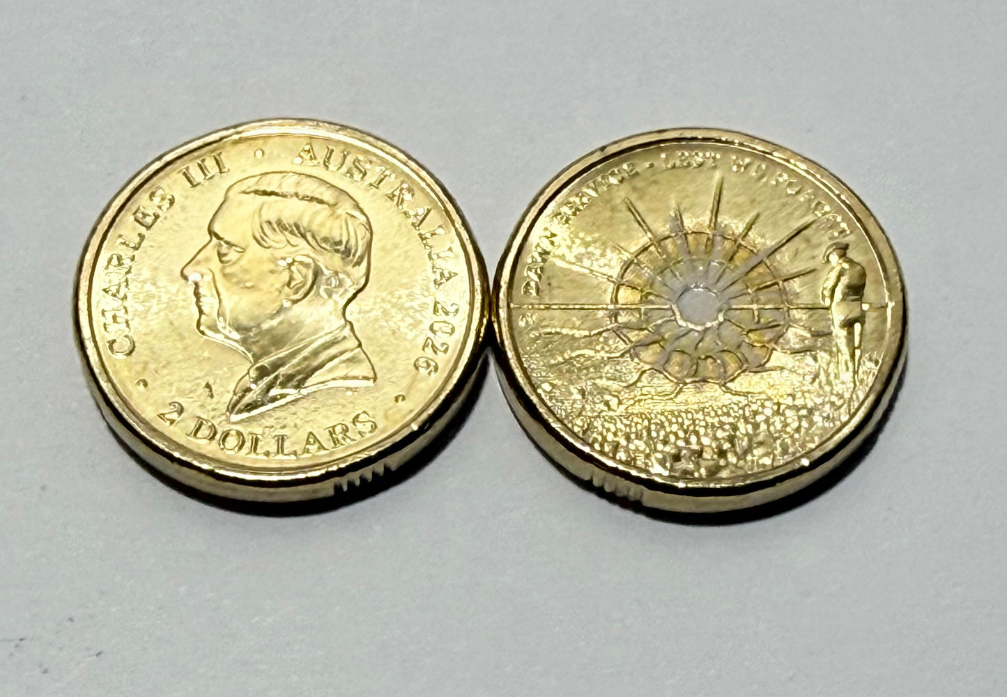 2026 $2 Dawn Service Coin - Uncirculated - Ex Premium Roll in 2x2