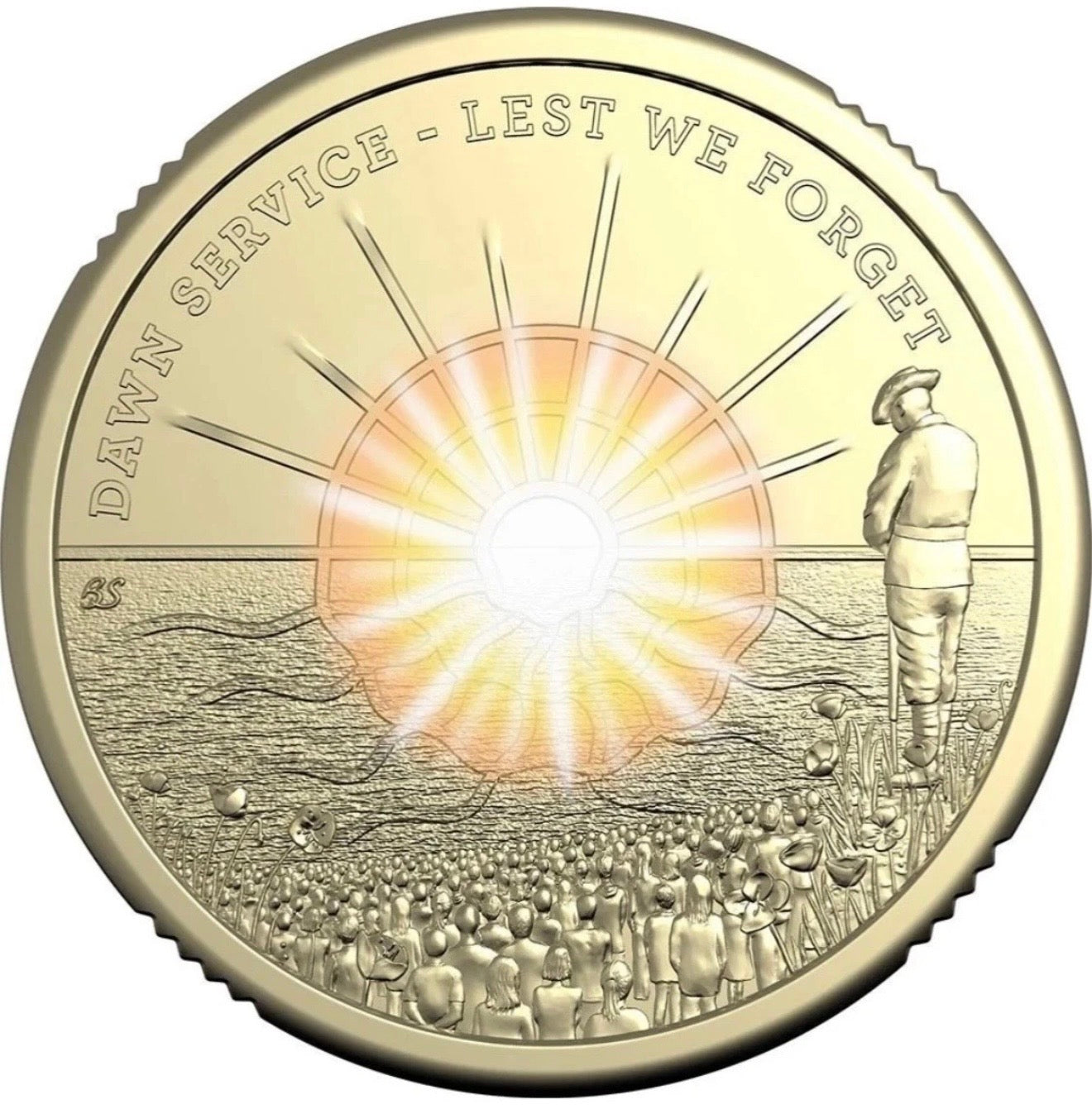 2026 $2 Dawn Service Coin - Uncirculated - Ex Premium Roll in 2x2
