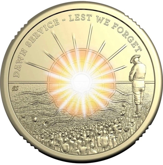 2026 $2 Dawn Service Coin - Uncirculated - Ex Premium Roll in 2x2