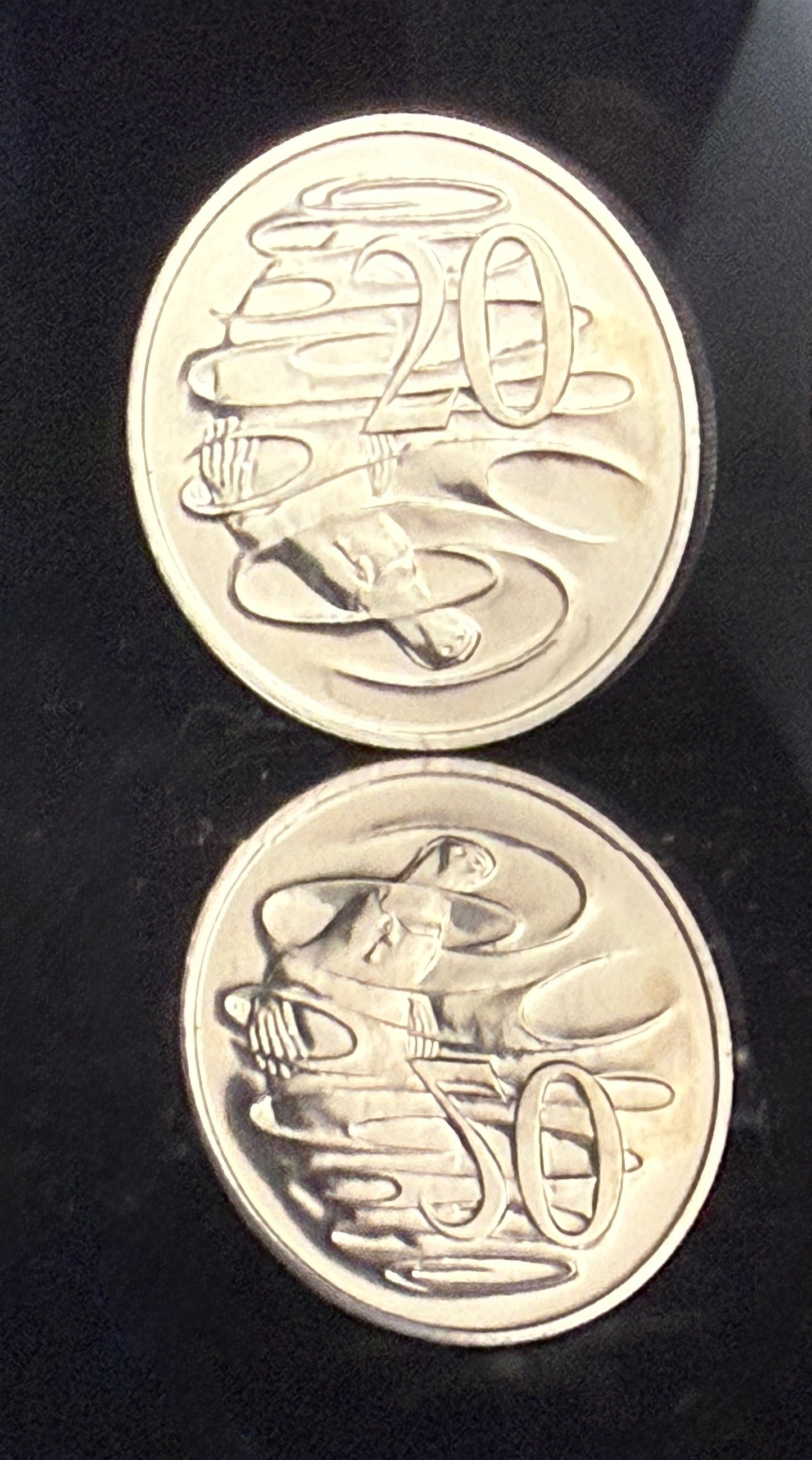 1985 20 Cent Coin - Uncirculated -  Ex Mint Set Coin  - Comes In 2x2