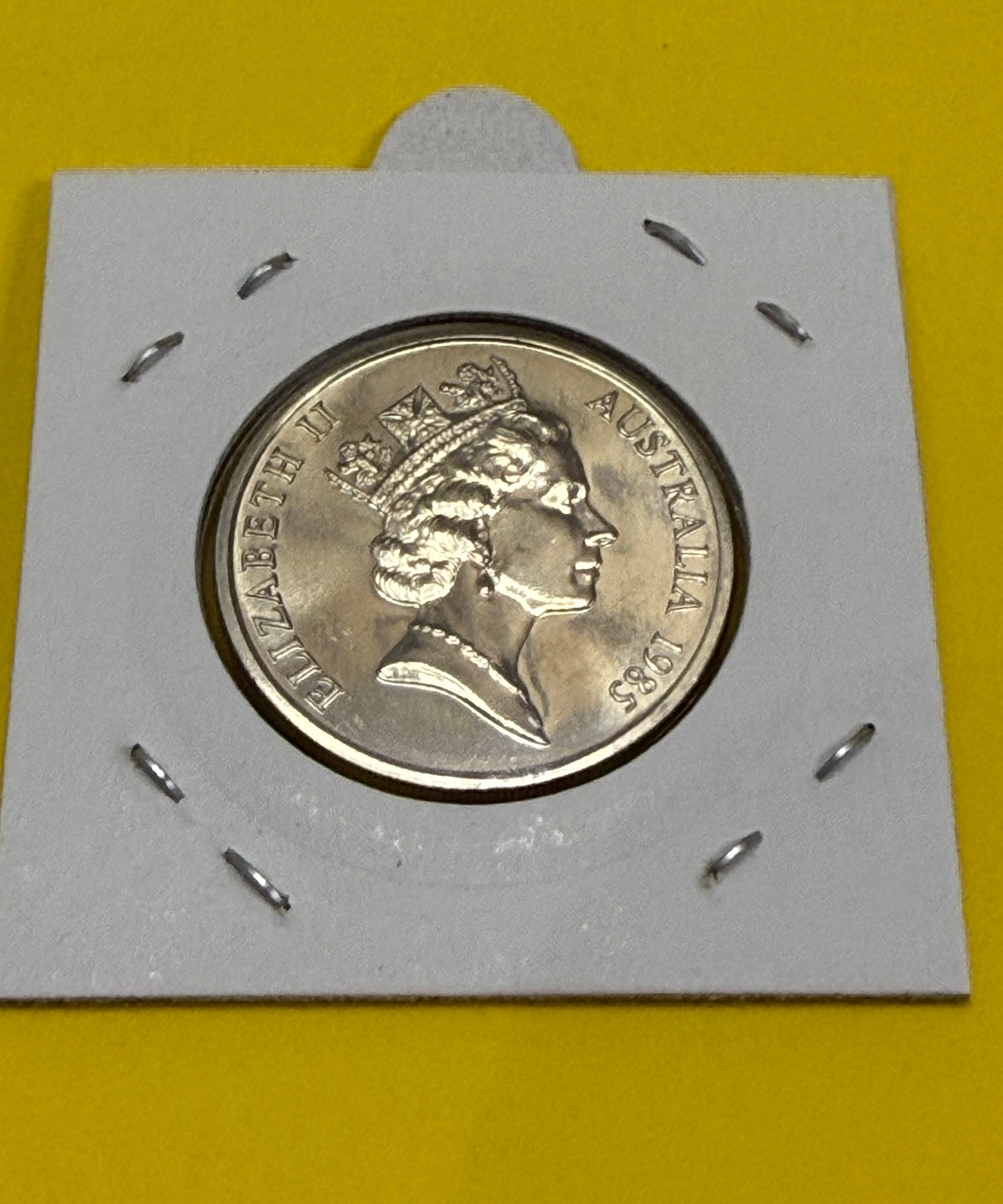 1985 20 Cent Coin - Uncirculated -  Ex Mint Set Coin  - Comes In 2x2