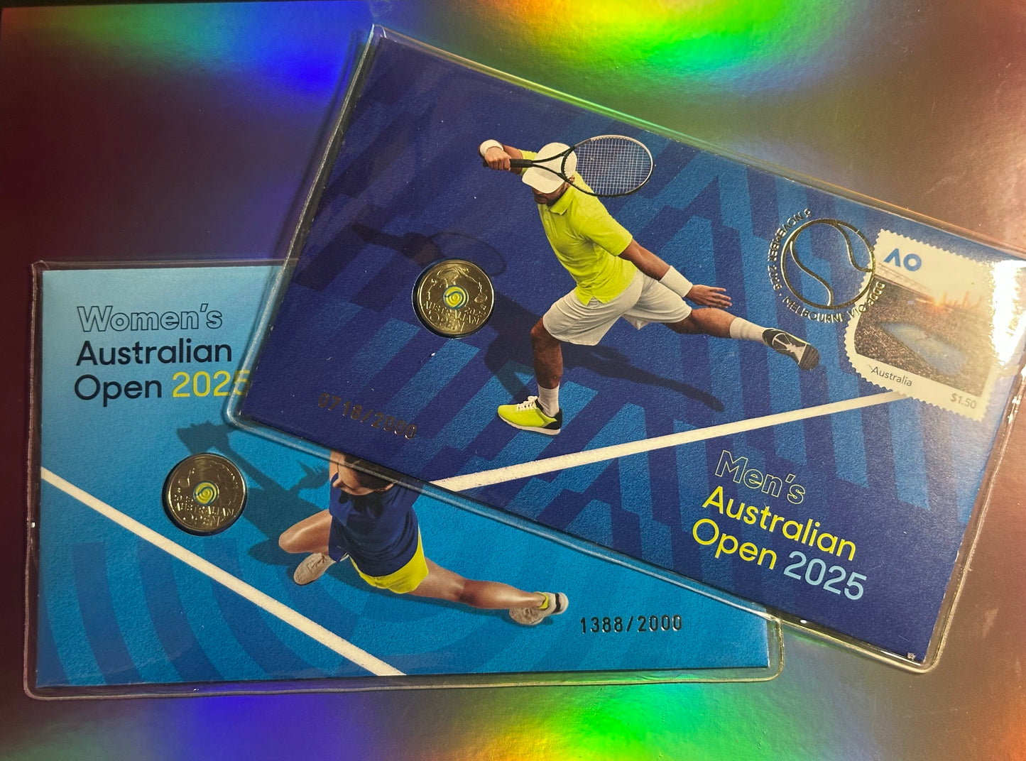 2025 Mens & Womens FLURO Yellow Ball IMPRESSIONS  PNC's limited to 2000 - New Age Numismatics