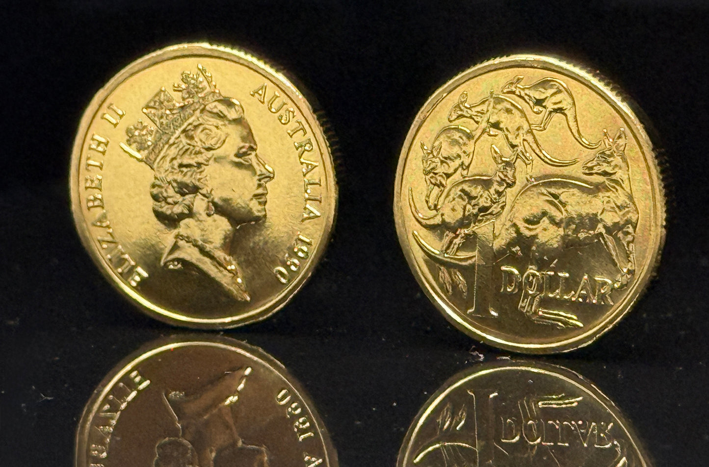 1990 $1 Coin - Choice Uncirculated - MINT SET ONLY coin - One Dollar - in 2x2