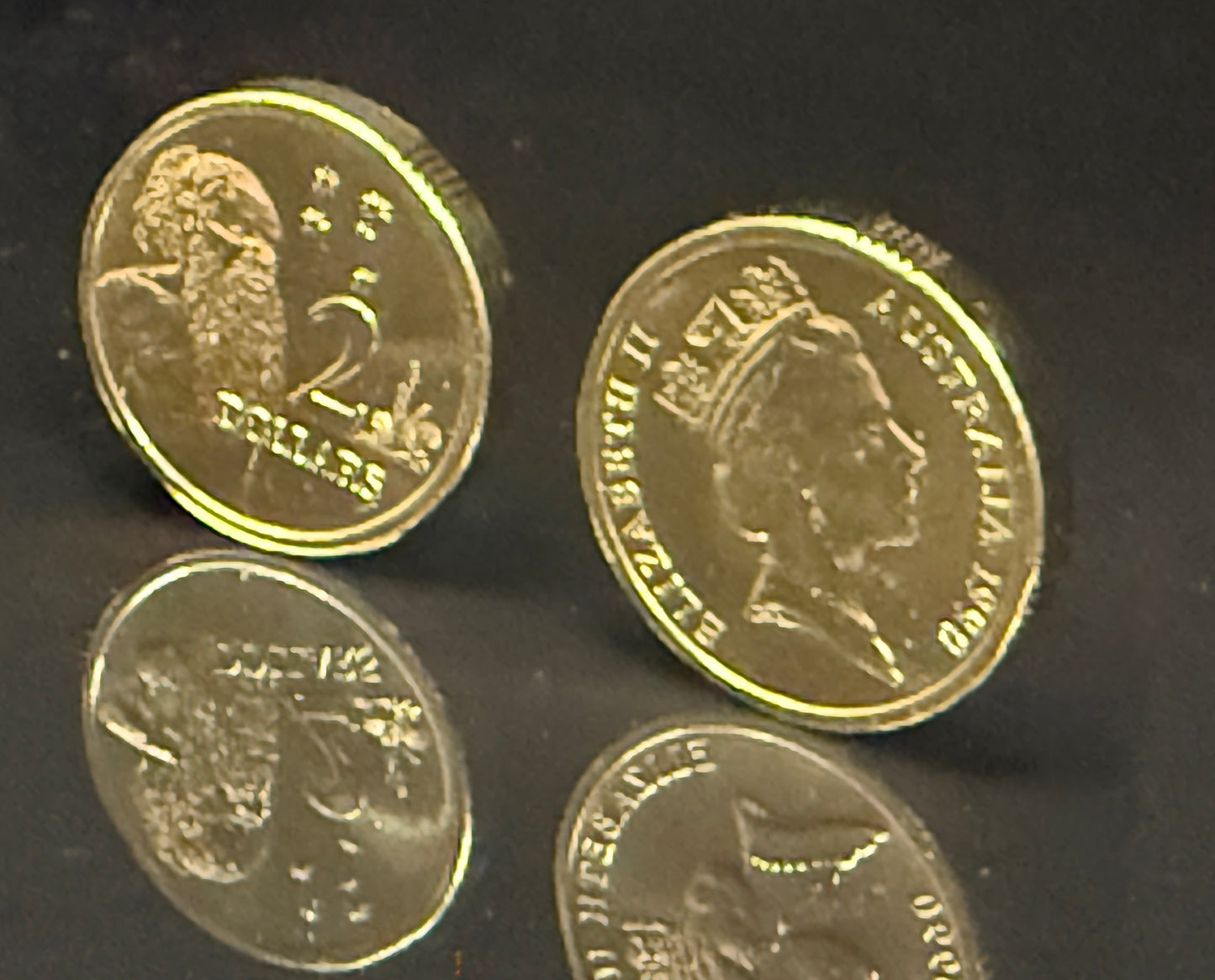 1990 $2 Coin - Choice Uncirculated - ex MINT SET coin - LOW mintage - in 2x2