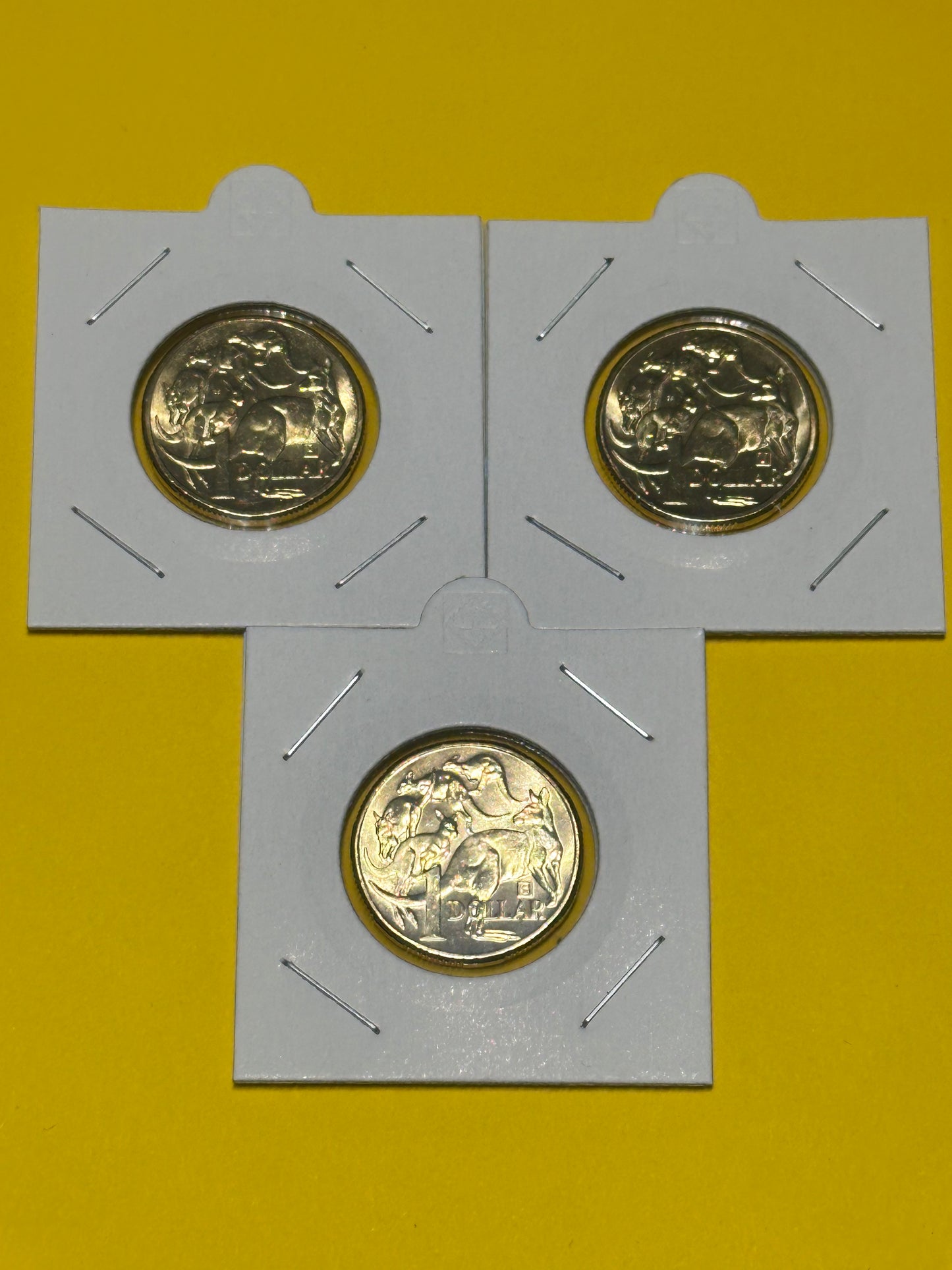 2019 $1 A-U-S Privy Mark Set - Uncirculated - comes in 2x2 - New Age Numismatics