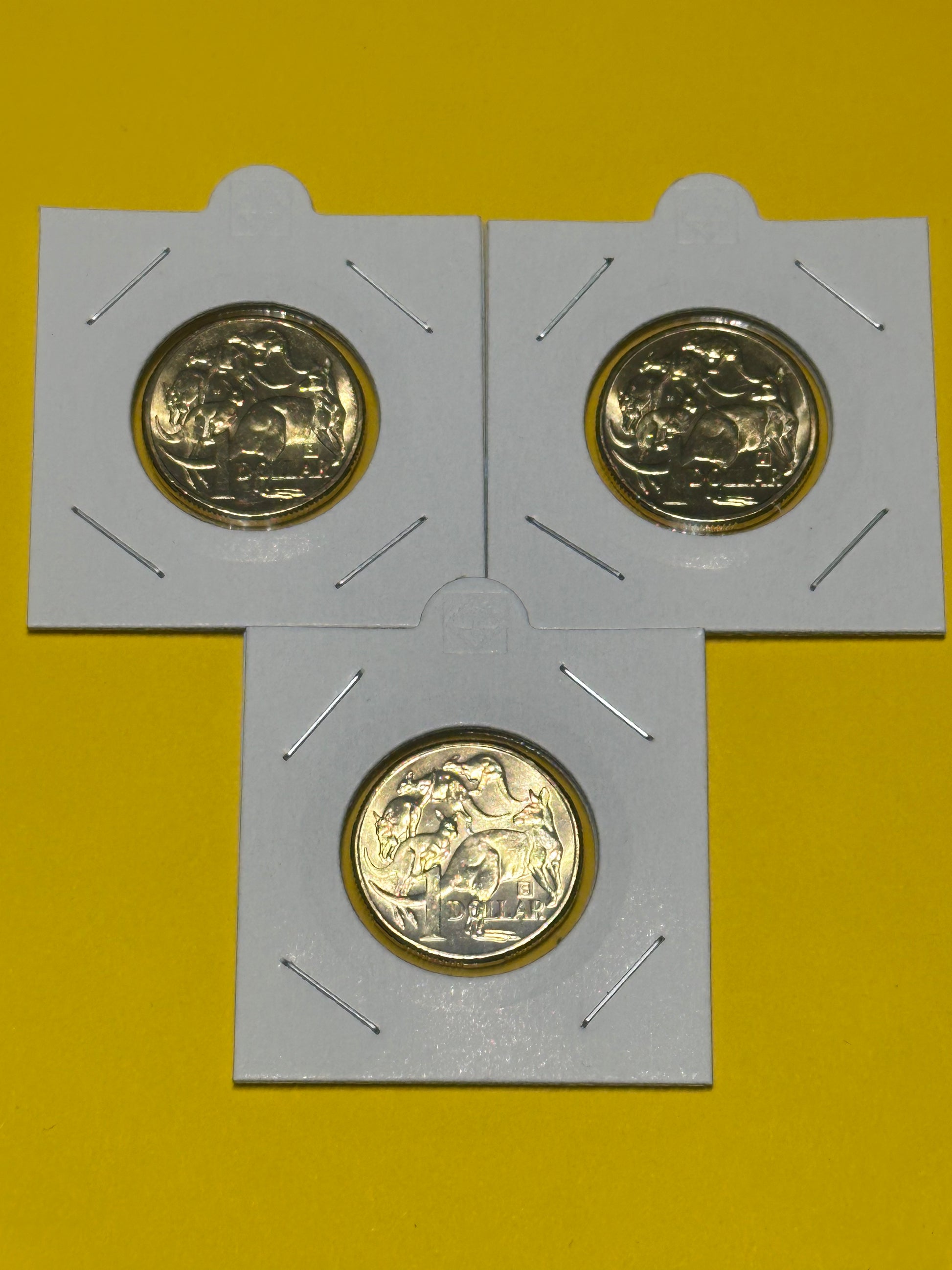 2019 $1 A-U-S Privy Mark Set - Uncirculated - comes in 2x2 - New Age Numismatics