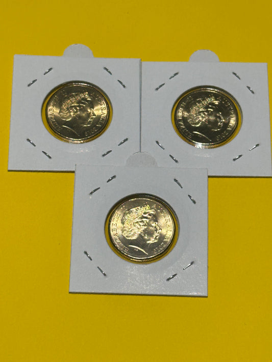 2019 $1 A-U-S Privy Mark Set - Uncirculated - comes in 2x2 - New Age Numismatics