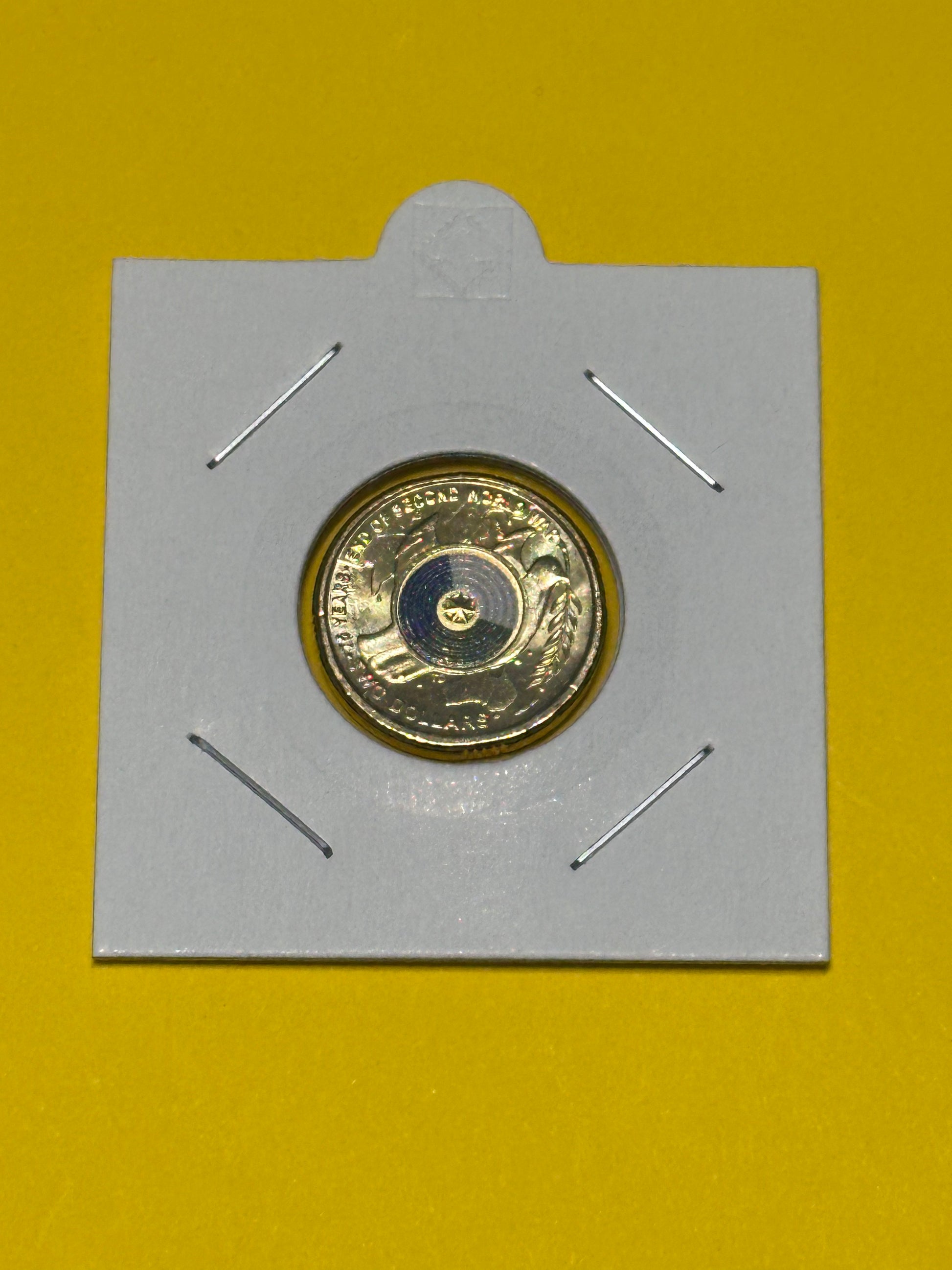2020 $2 Coin - Uncirculated - 75th Anniversary Of End Of WW2 - Comes In 2x2 - New Age Numismatics