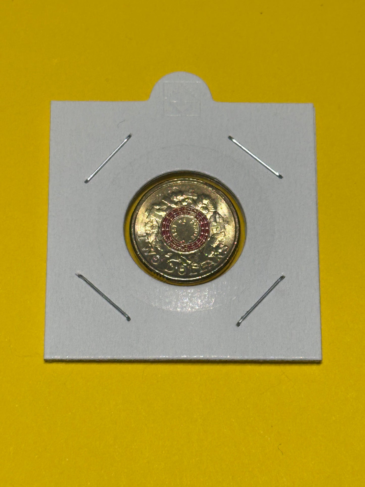 2015 $2 Coin - Lest We Forget- UNCIRCULATED  - LWF Red War Graves - in 2x2 - New Age Numismatics