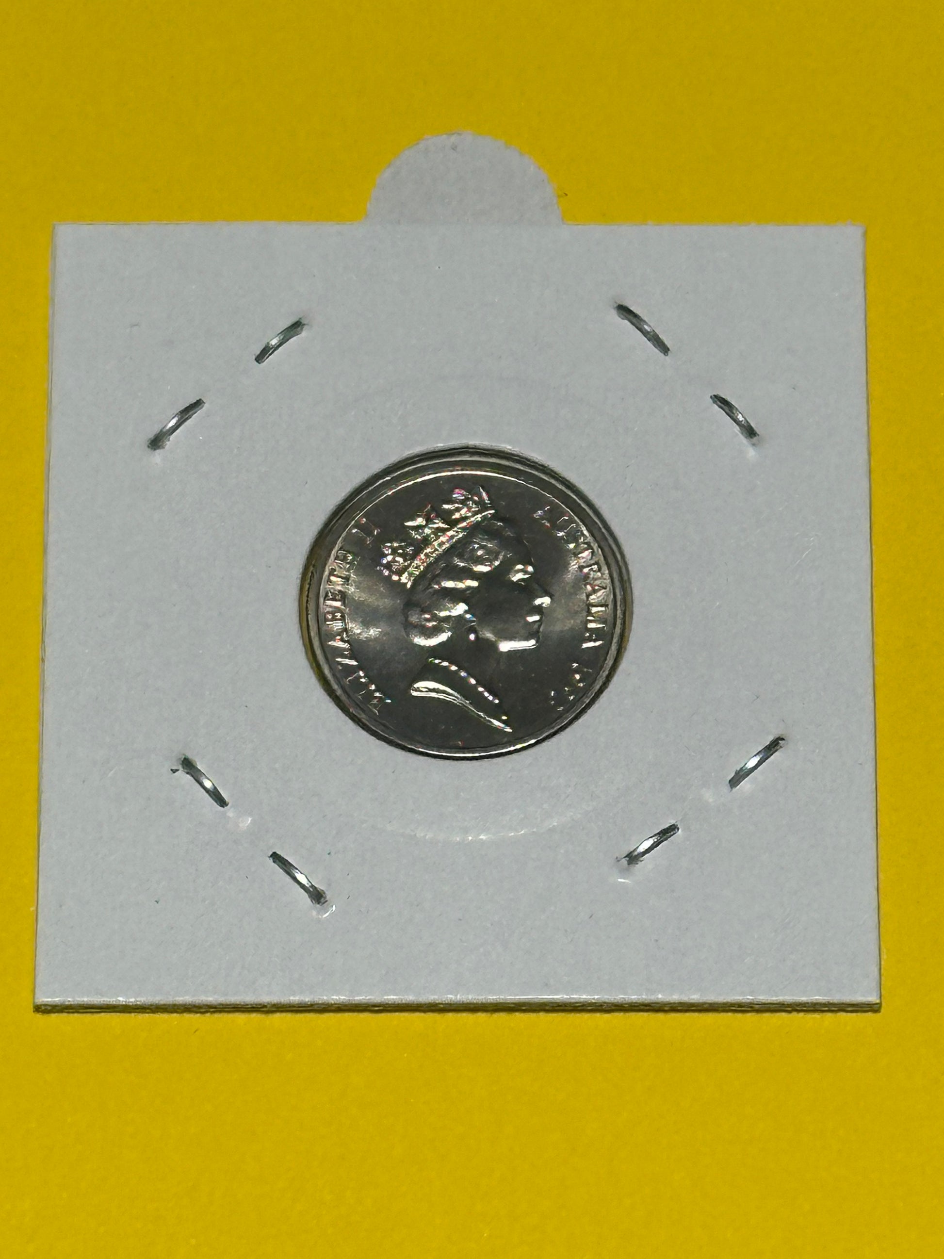 1993 5 Cent Coin - Choice Uncirculated - ex mint set coin - comes in 2x2 - New Age Numismatics