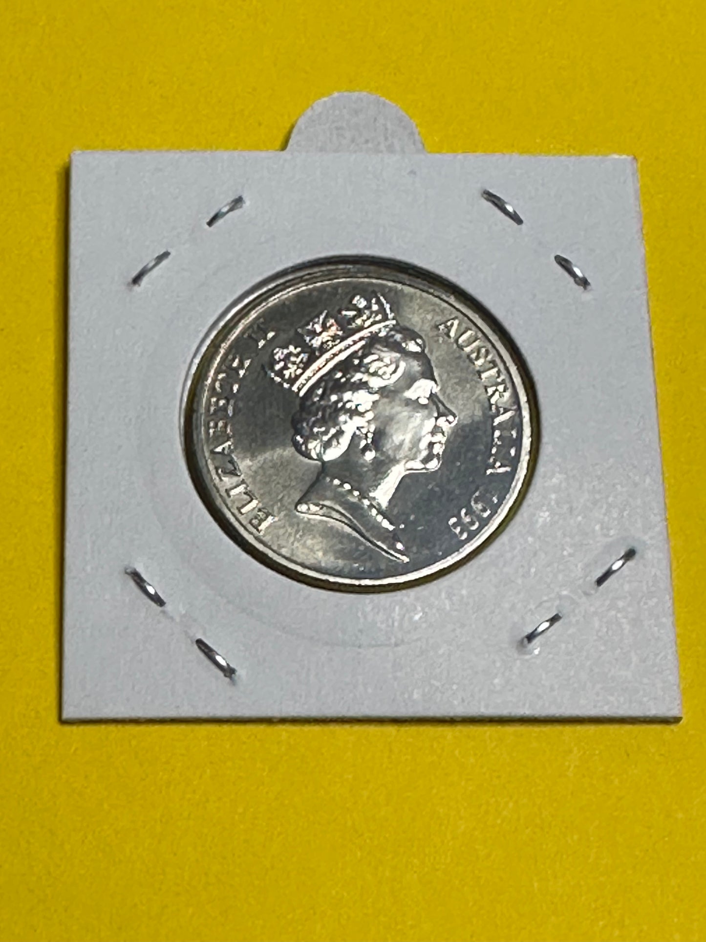 1993 20 Cent Coin - Choice Uncirculated - mint set ONLY coin - comes in 2x2 - New Age Numismatics