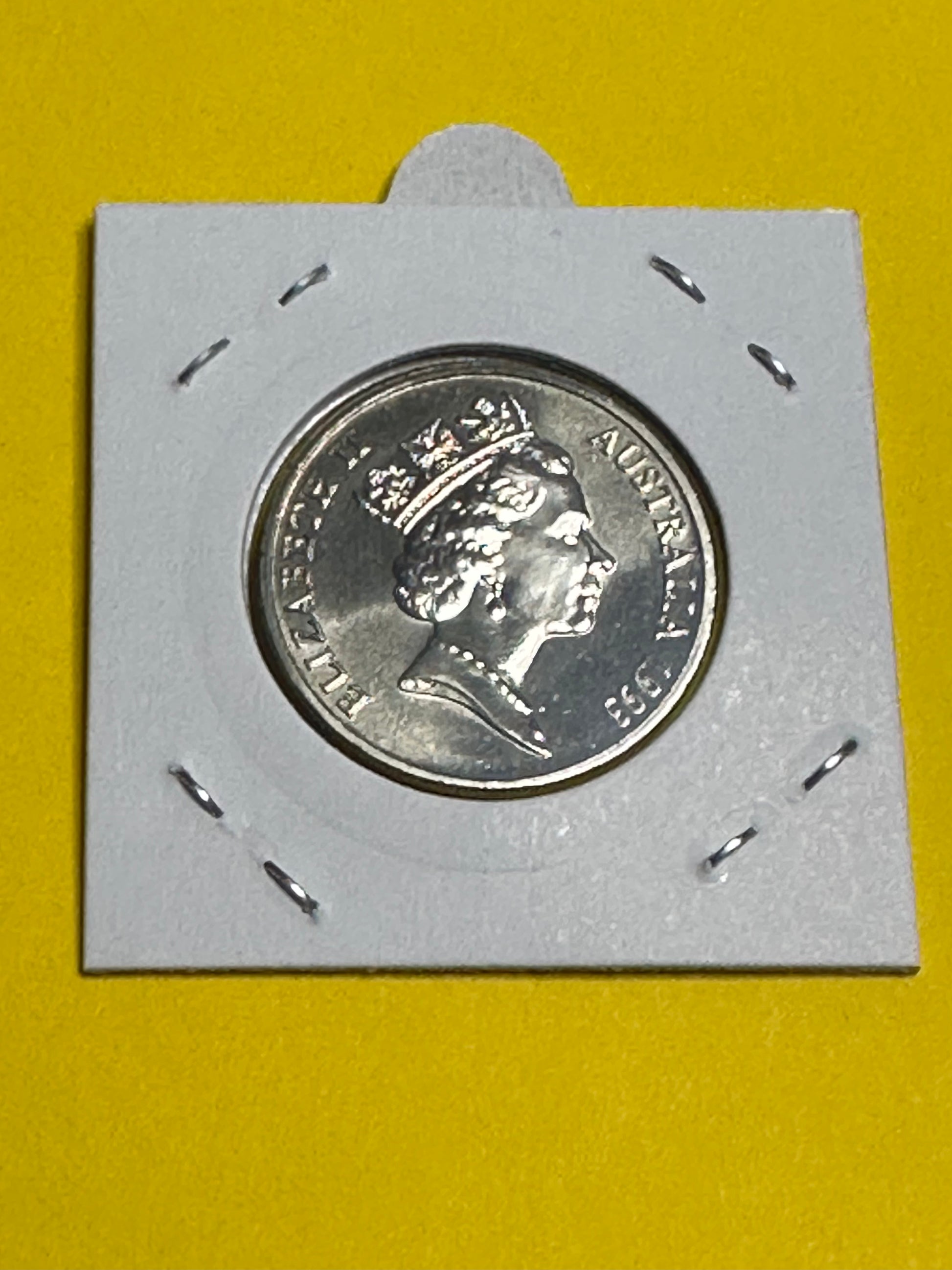 1993 20 Cent Coin - Choice Uncirculated - mint set ONLY coin - comes in 2x2 - New Age Numismatics
