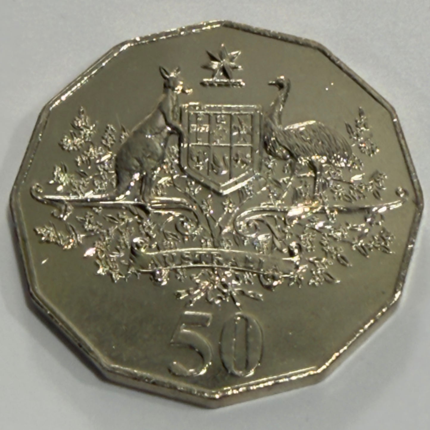 2001 50 Cent Coin - Centenary of Federation - Uncirculated - comes in 2x2