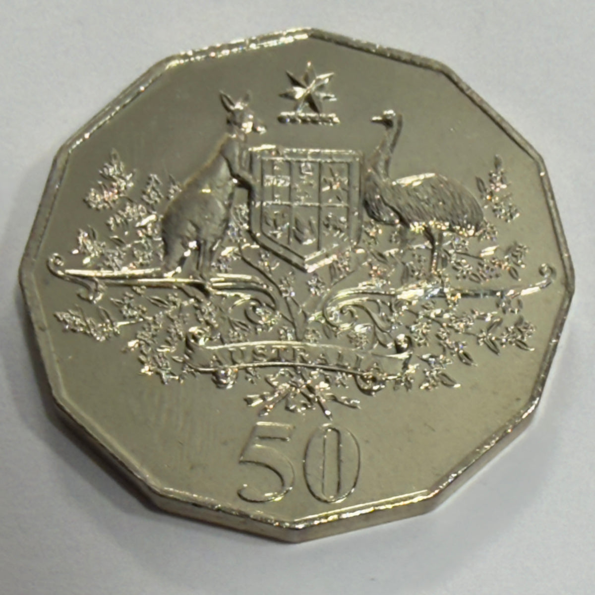 2001 50 Cent Coin - Centenary of Federation - Uncirculated - comes in 2x2
