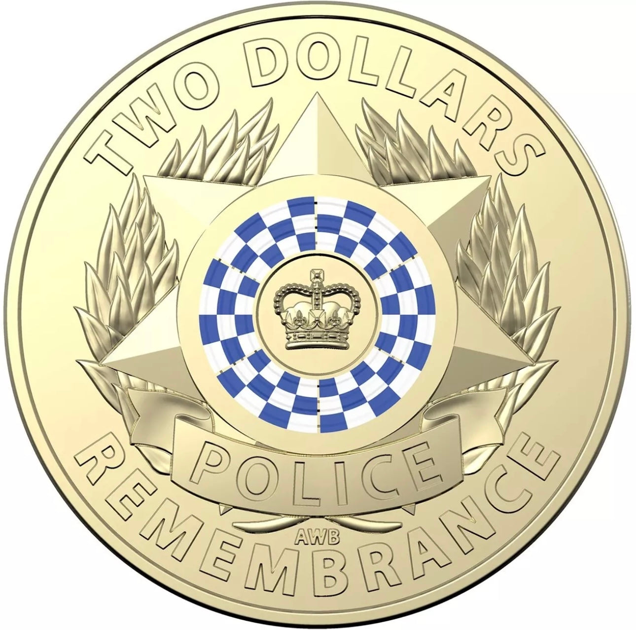2019 $2 Coin - Police Remembrance - UNCIRCULATED  - Comes In 2x2 - New Age Numismatics