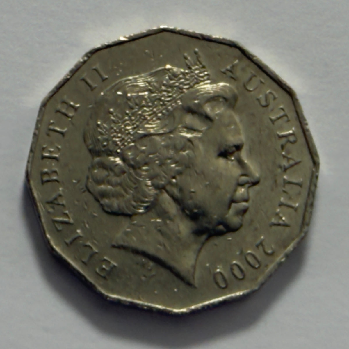 2000 50 Cent Coin - INCUSED Millennium Year - comes in 2x2 - #1