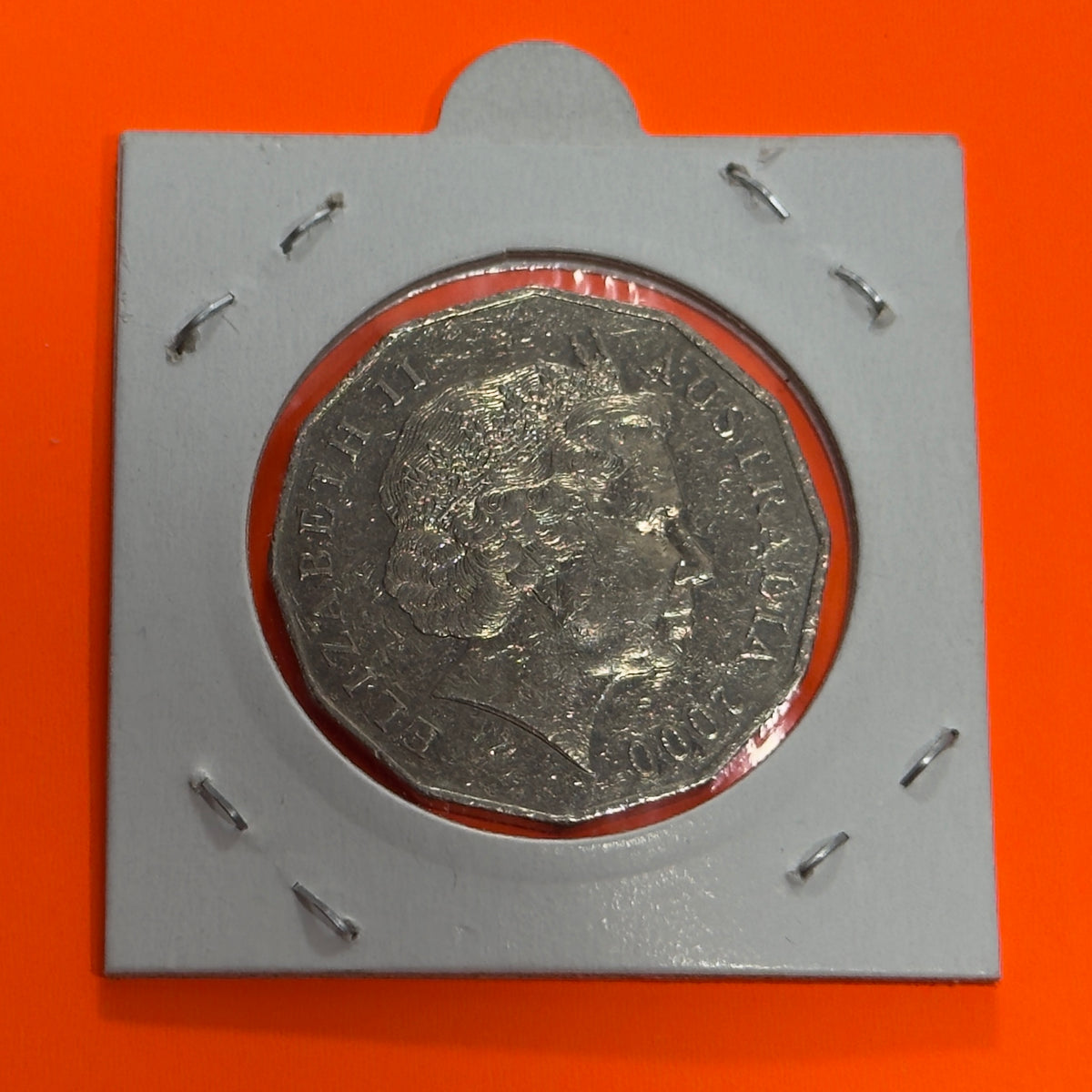 2000 50 Cent Coin - INCUSED Millennium Year - comes in 2x2 - #1