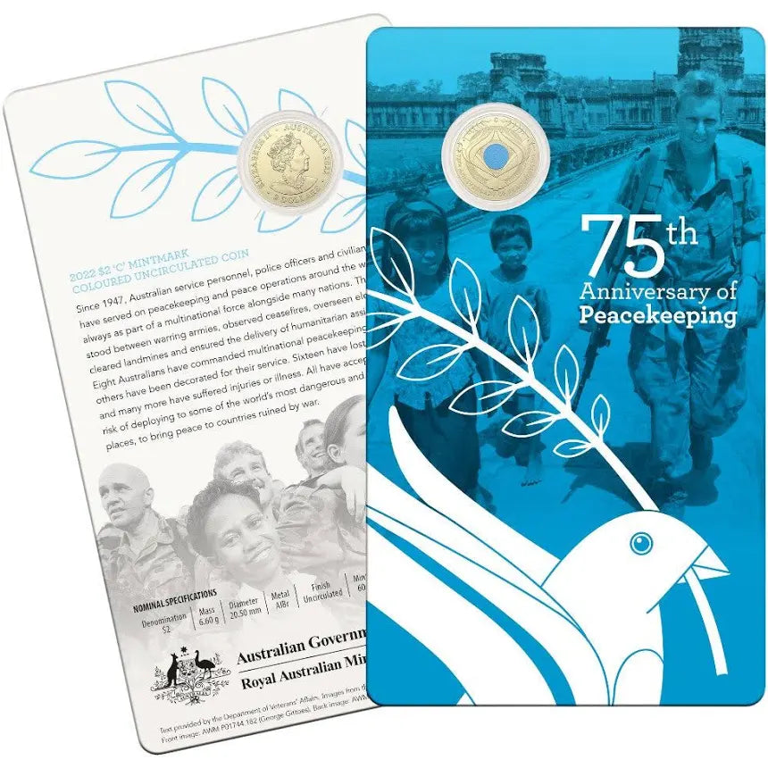 2022 $2 C Mint - 75th Anniversary of Peacekeeping - New Age Numismatics