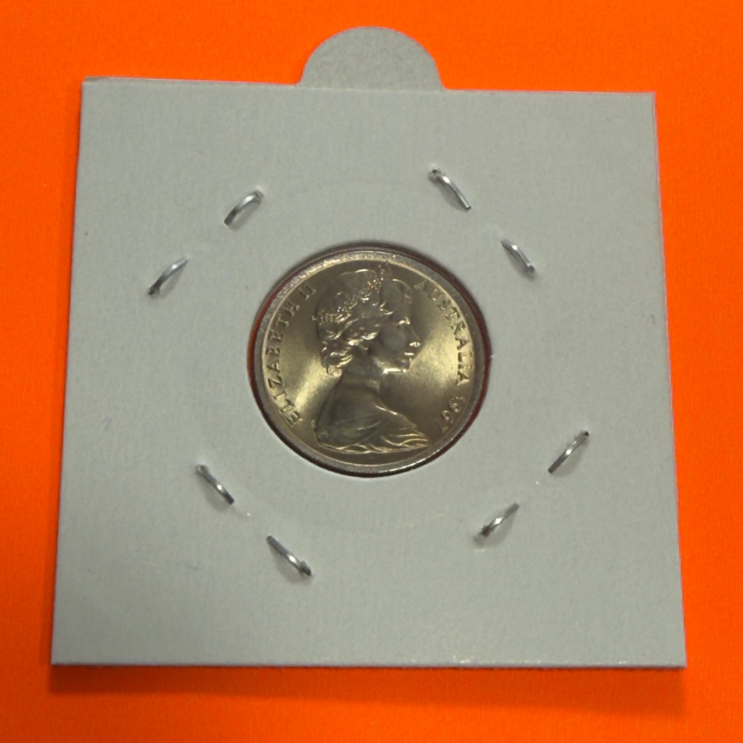 1967 5 Cent Coin - Uncirculated - Echidna Five Cent 5c - comes in 2x2