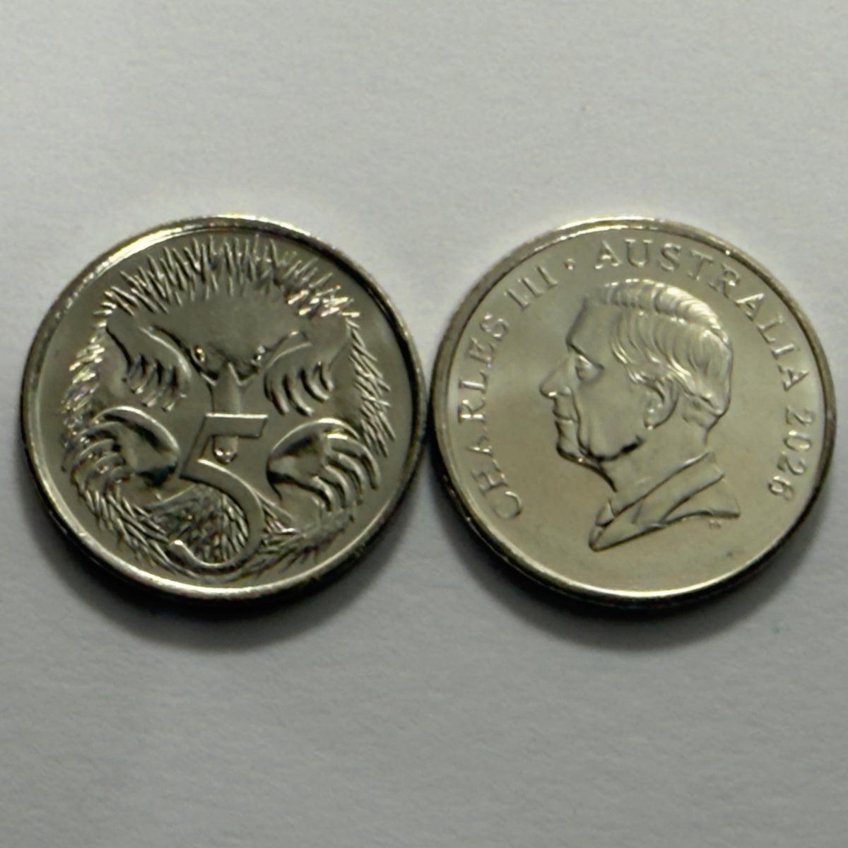 2026 5 Cent Coin - Uncirculated ex Premium Roll - comes in 2x2
