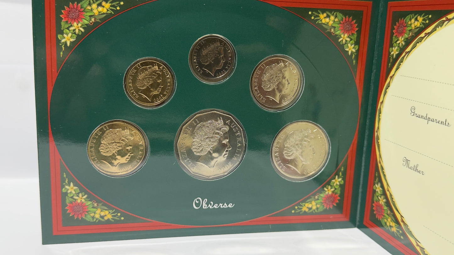 2000 Australia Baby Mint Set - Baby Token & 6 Coin Uncirculated Set