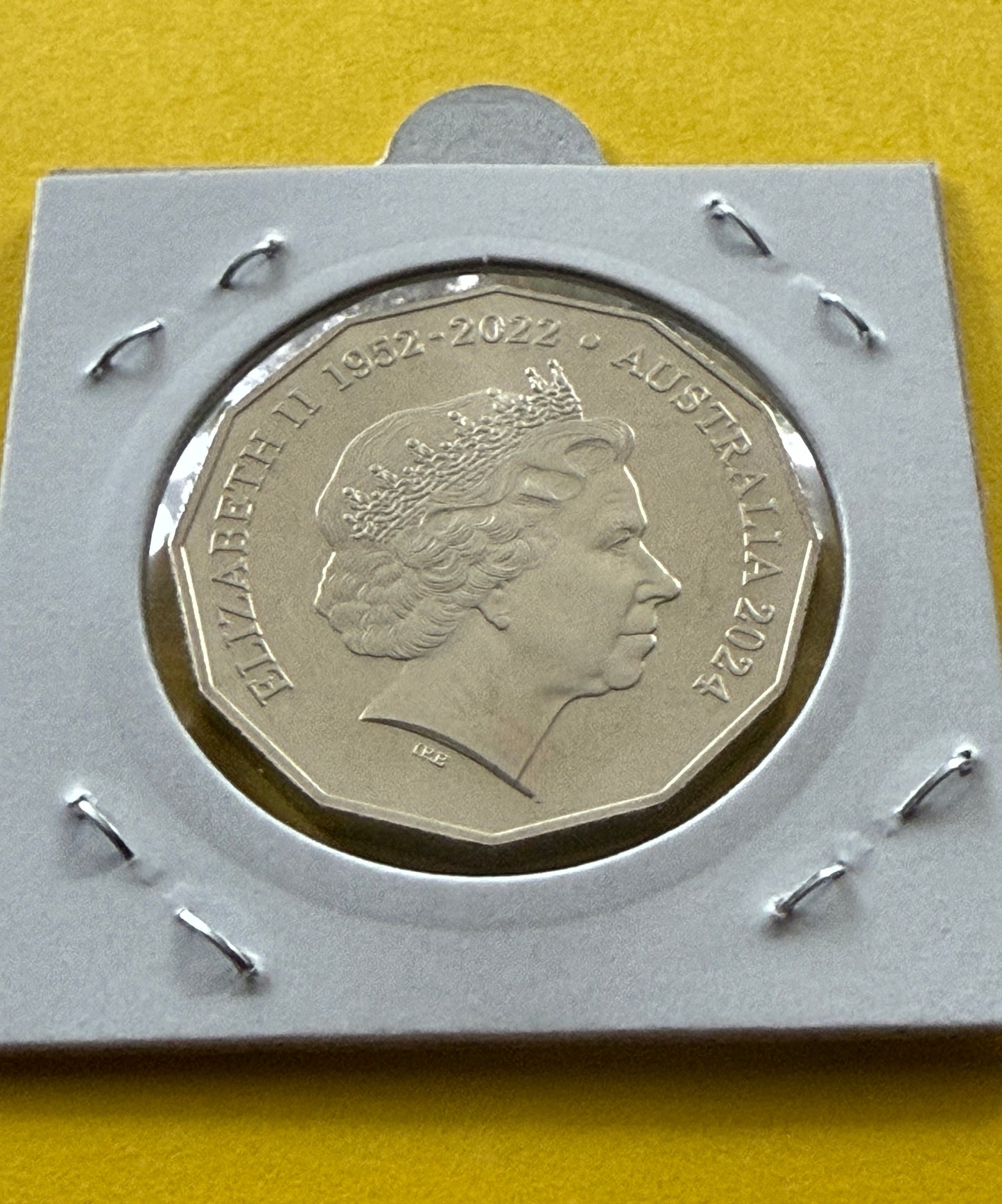 2024 50 Cent Coin - Uncirculated - Fifty Cent Queens Effigy 50c - in 2x2
