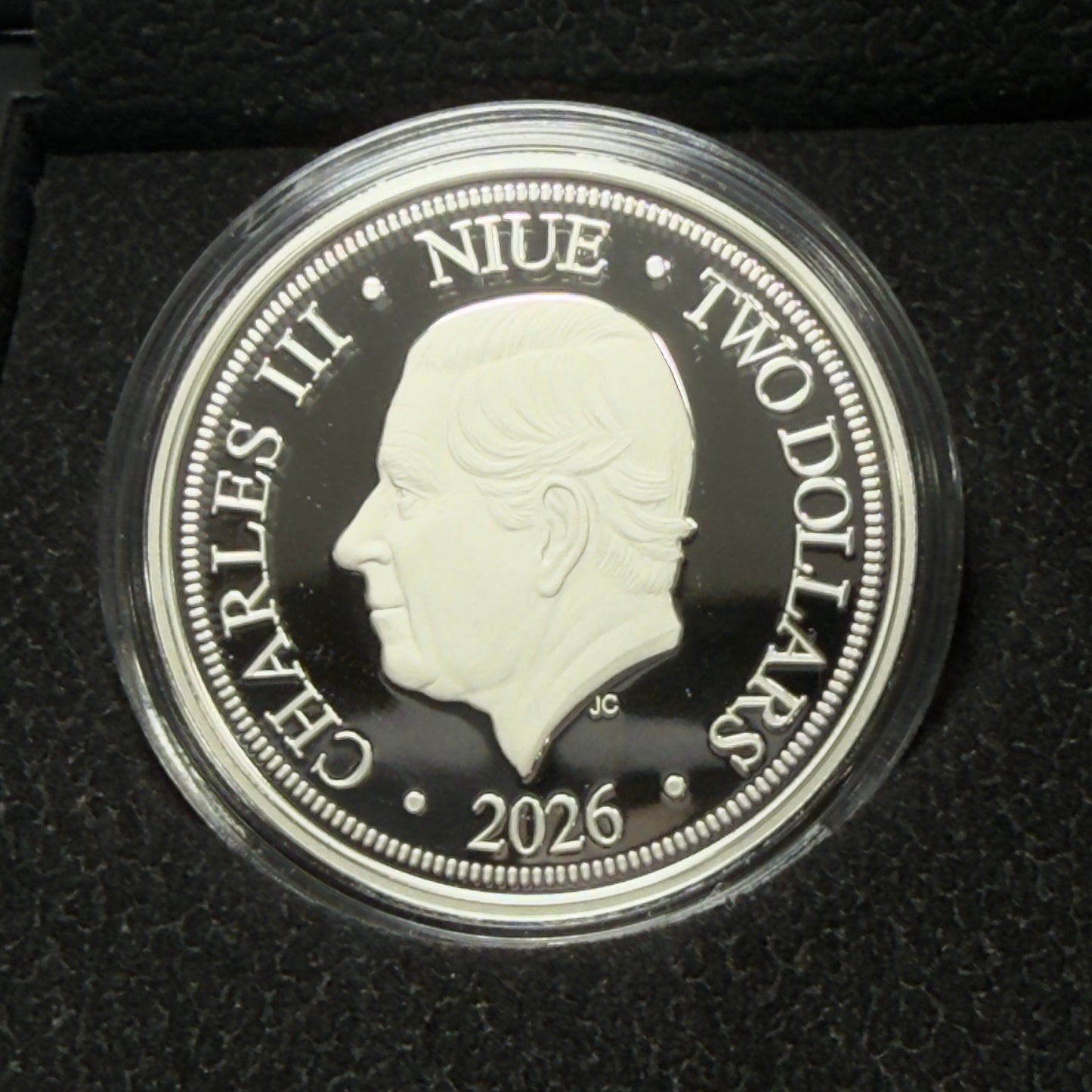2026 Australian Opal Wings - 1 Oz Silver Proof Coin - Opal Insert - Meadow Argus