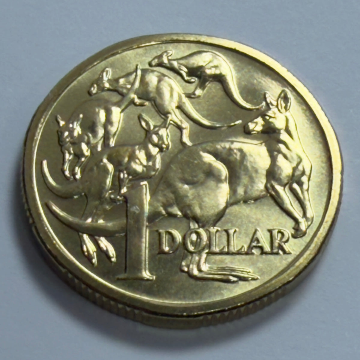 1987 $1 Coin - Uncirculated - Mint Set Only Coin - One Dollar MOR - in 2x2