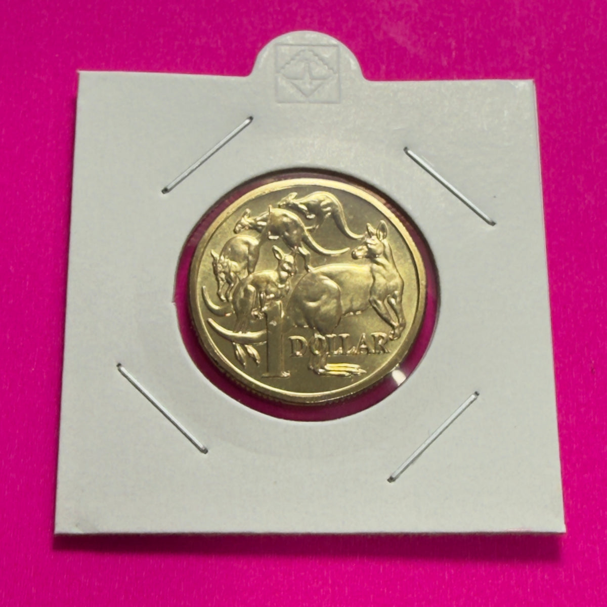 1987 $1 Coin - Uncirculated - Mint Set Only Coin - One Dollar MOR - in 2x2