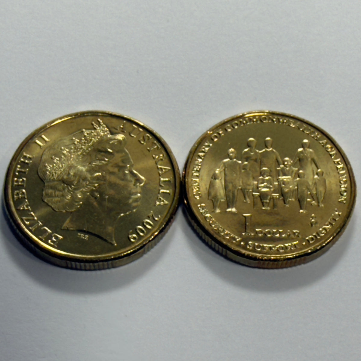 2009 $1 Coin - Centenary Of Age Pension - Uncirculated - One Dollar - In 2x2
