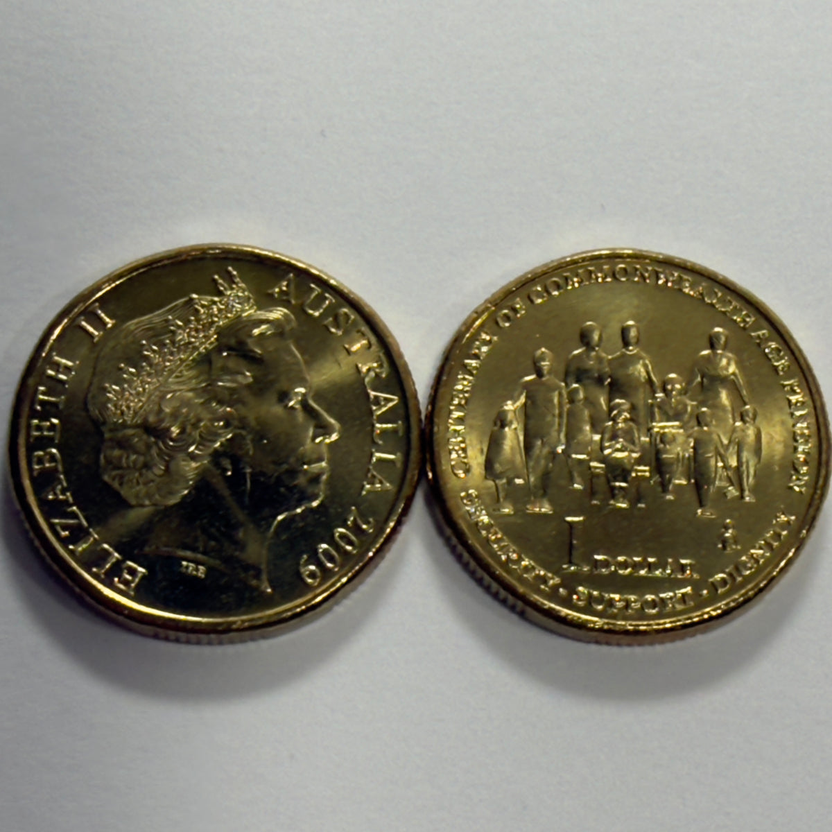 2009 $1 Coin - Centenary Of Age Pension - Uncirculated - One Dollar - In 2x2