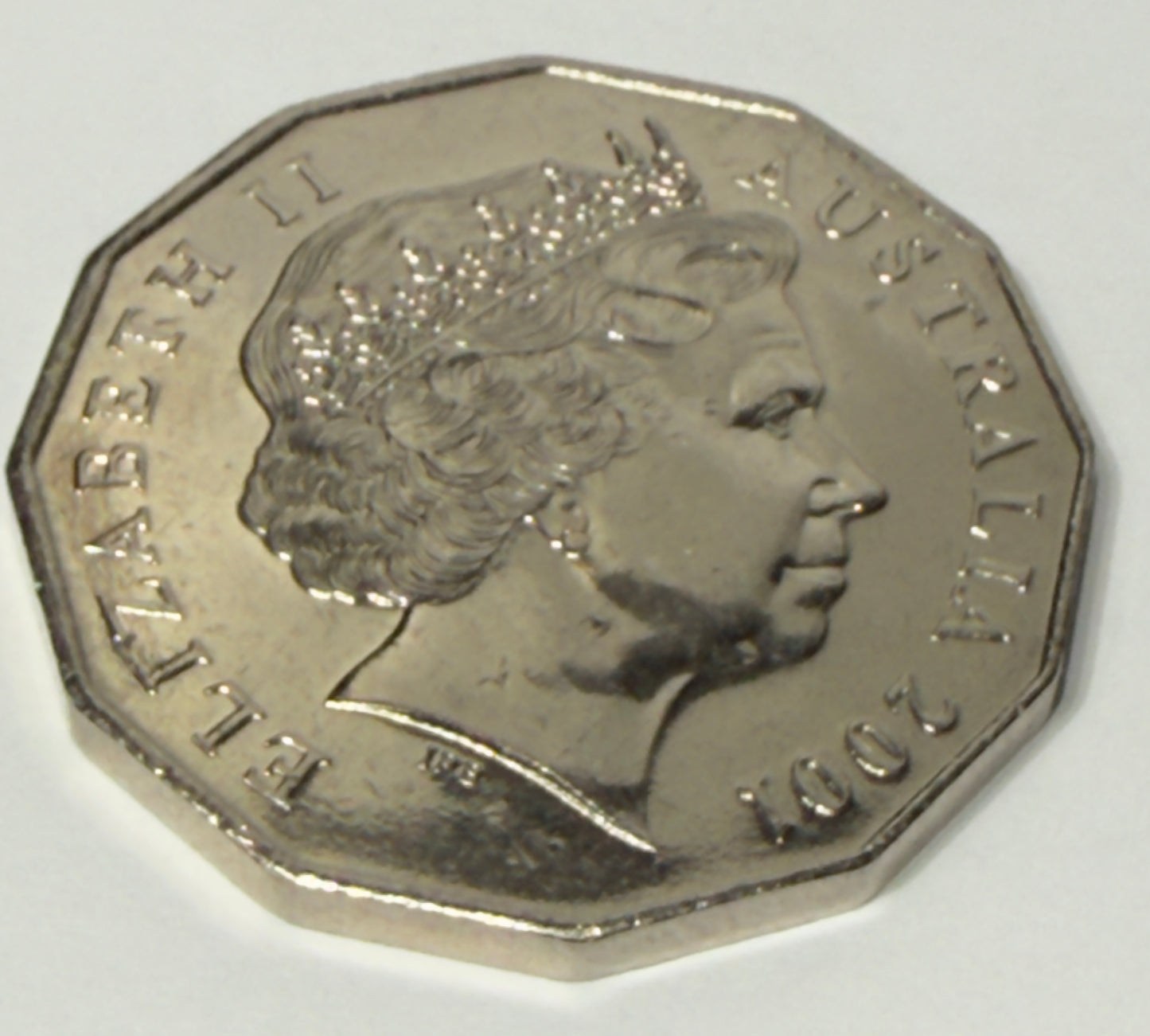 2001 50 Cent Coin - Uncirculated - Centenary of Federation QLD - comes in 2x2