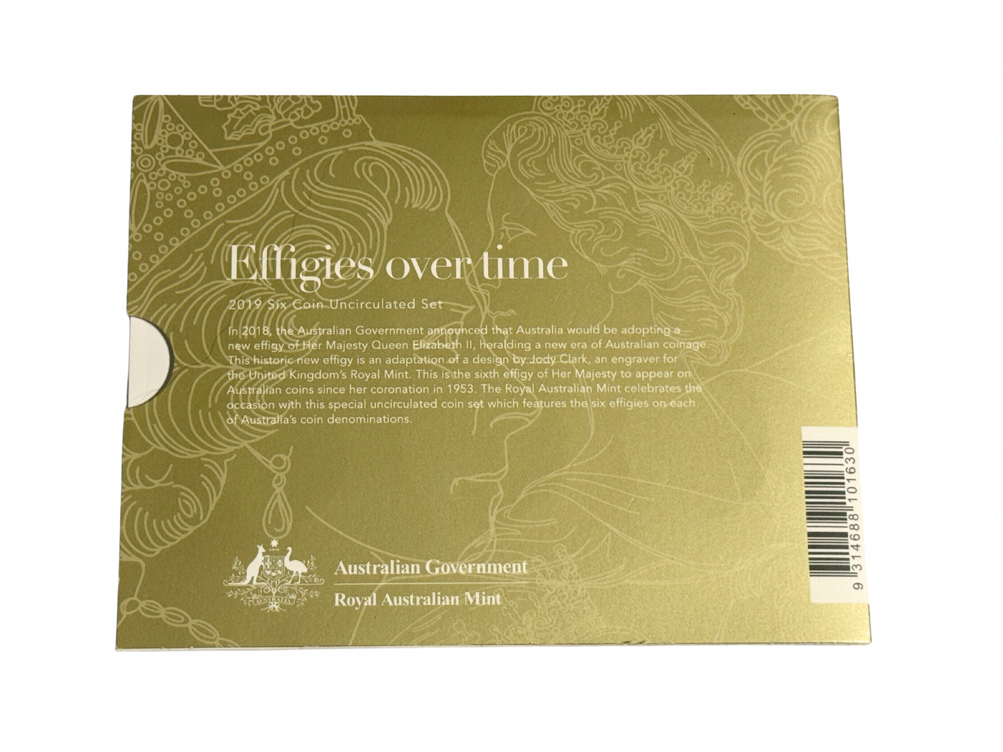 2019 Effigies Over Time Uncirculated 6 Coin Mint Set QEII