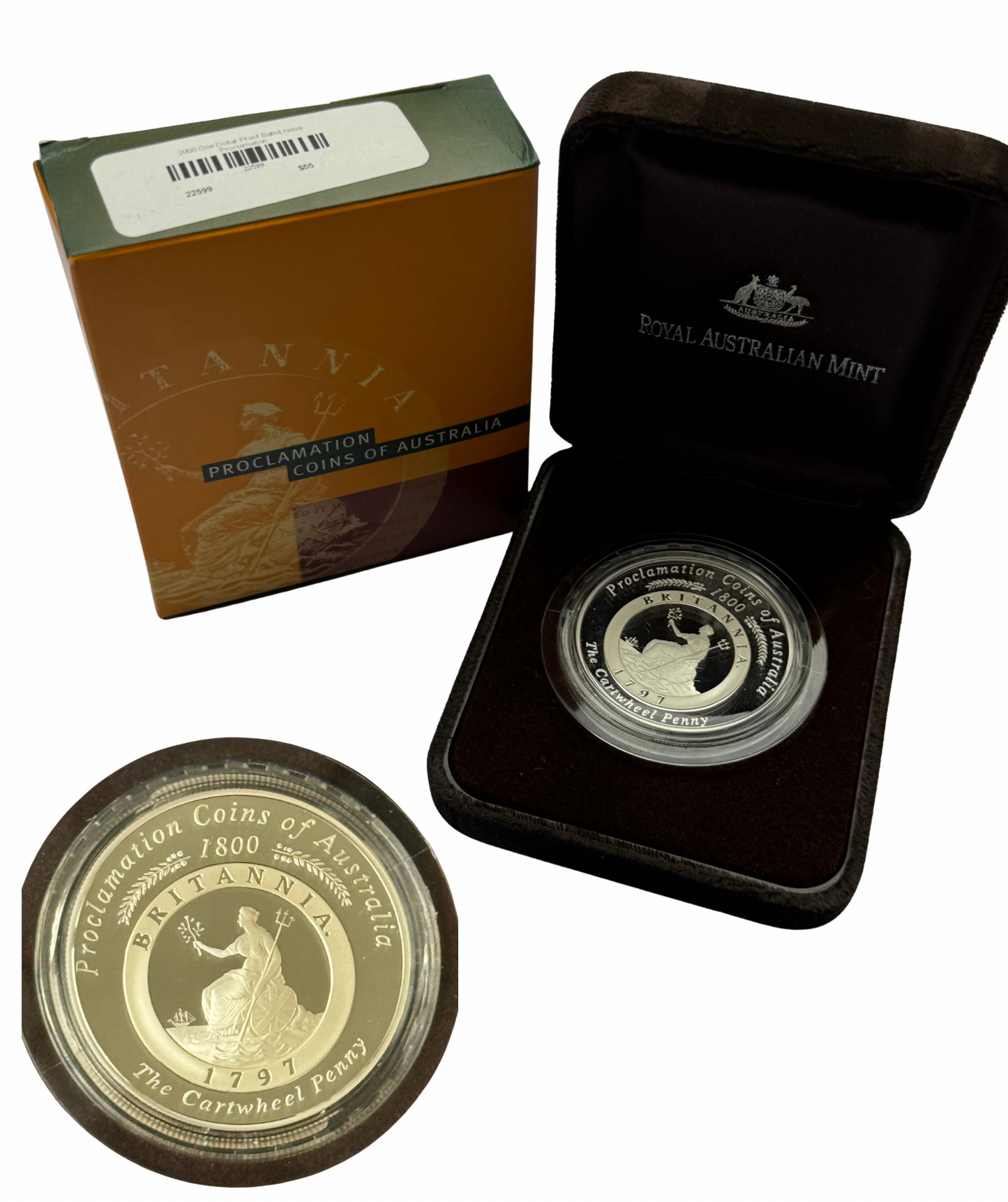 2000 $1 Proclamation Coinage - Proof 1 Oz Silver - Silver Commemorative Dollars