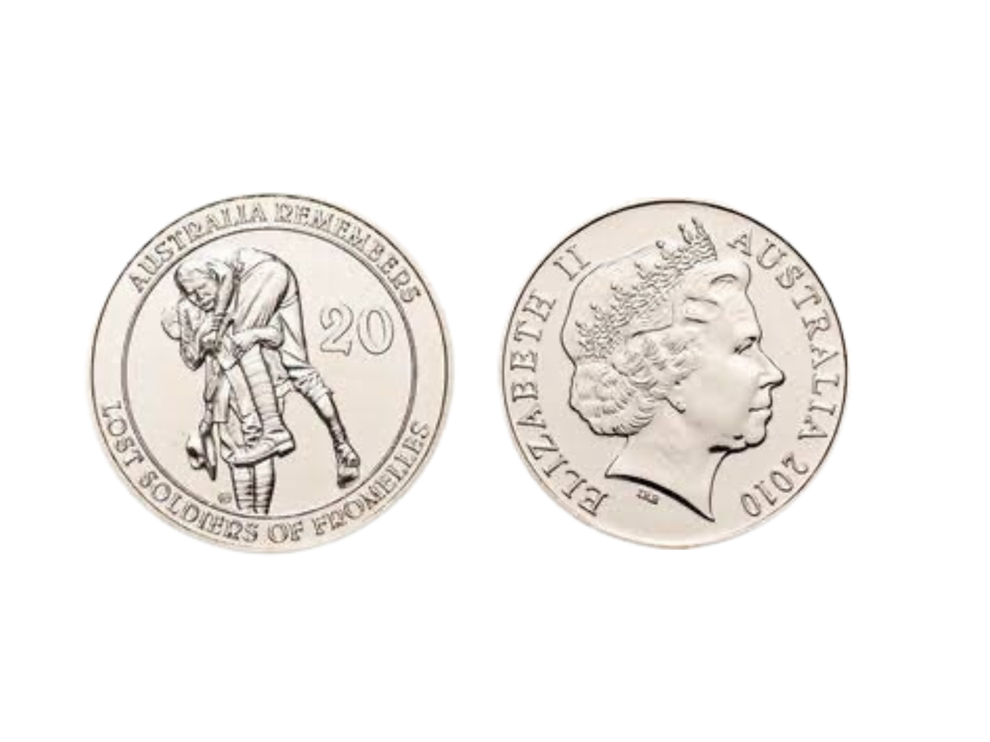 2010 20 Cent - Australia Remembers Lost Soldiers of Fromelles PNC