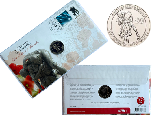 2010 20 Cent - Australia Remembers Lost Soldiers of Fromelles PNC