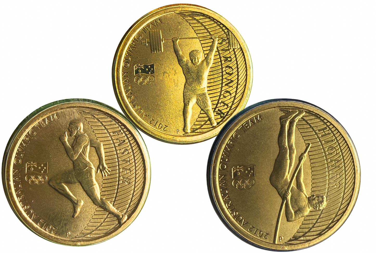 2012 $1 Three Coin PNC - 🇬🇧 London Olympic Games 🇬🇧