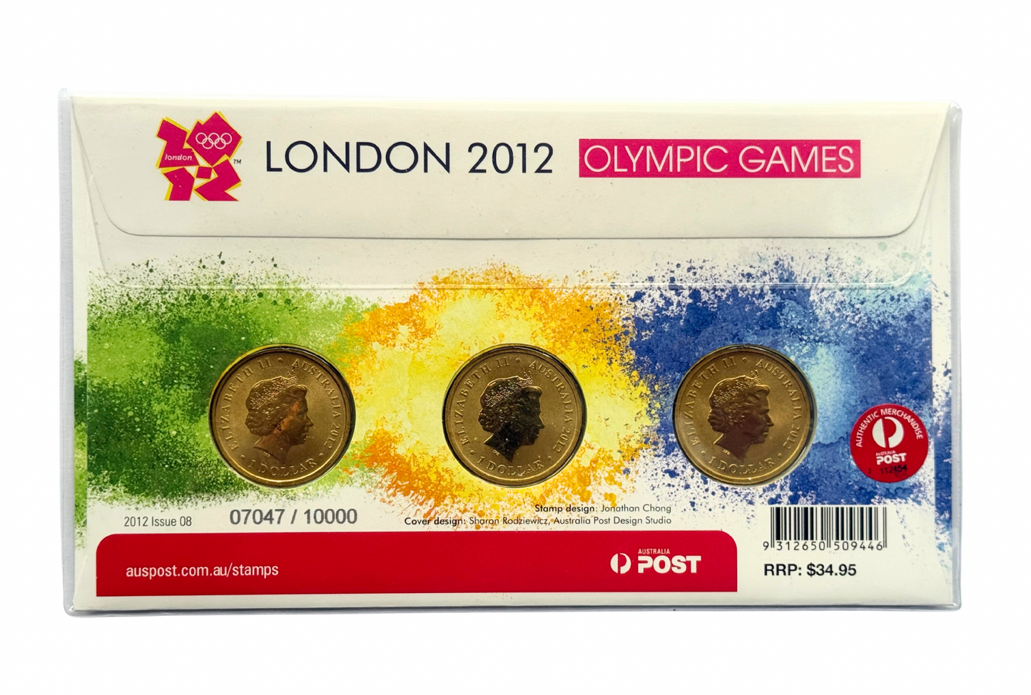 2012 $1 Three Coin PNC - 🇬🇧 London Olympic Games 🇬🇧