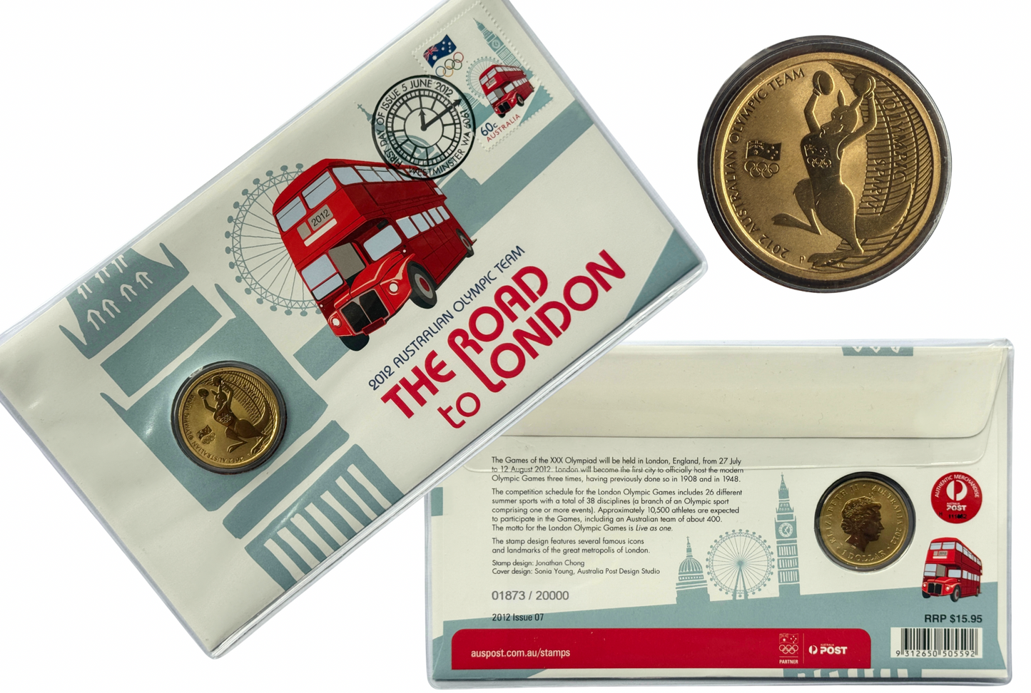 2012 $1 PNC - Australian Olympic Team - The Road to London