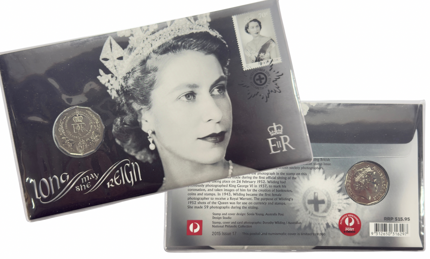 2015 50 Cent PNC - Long May She Reign - Uncirculated Fifty Cent 50c