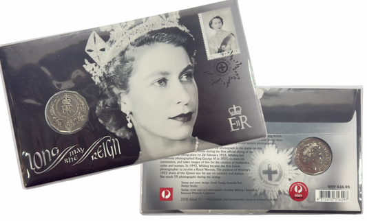 2015 50 Cent PNC - Long May She Reign - Uncirculated Fifty Cent 50c