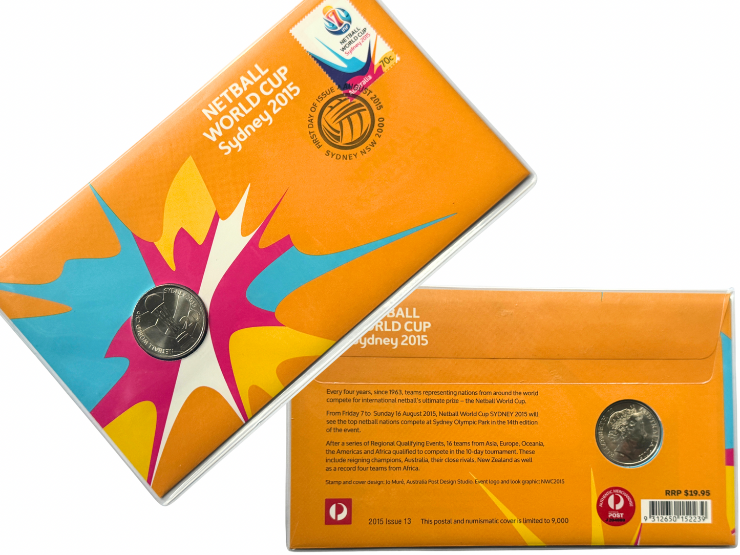 2015 20 Cent Netball World Cup PNC - Sydney 2015 PNC Commemorative Twenty Cent