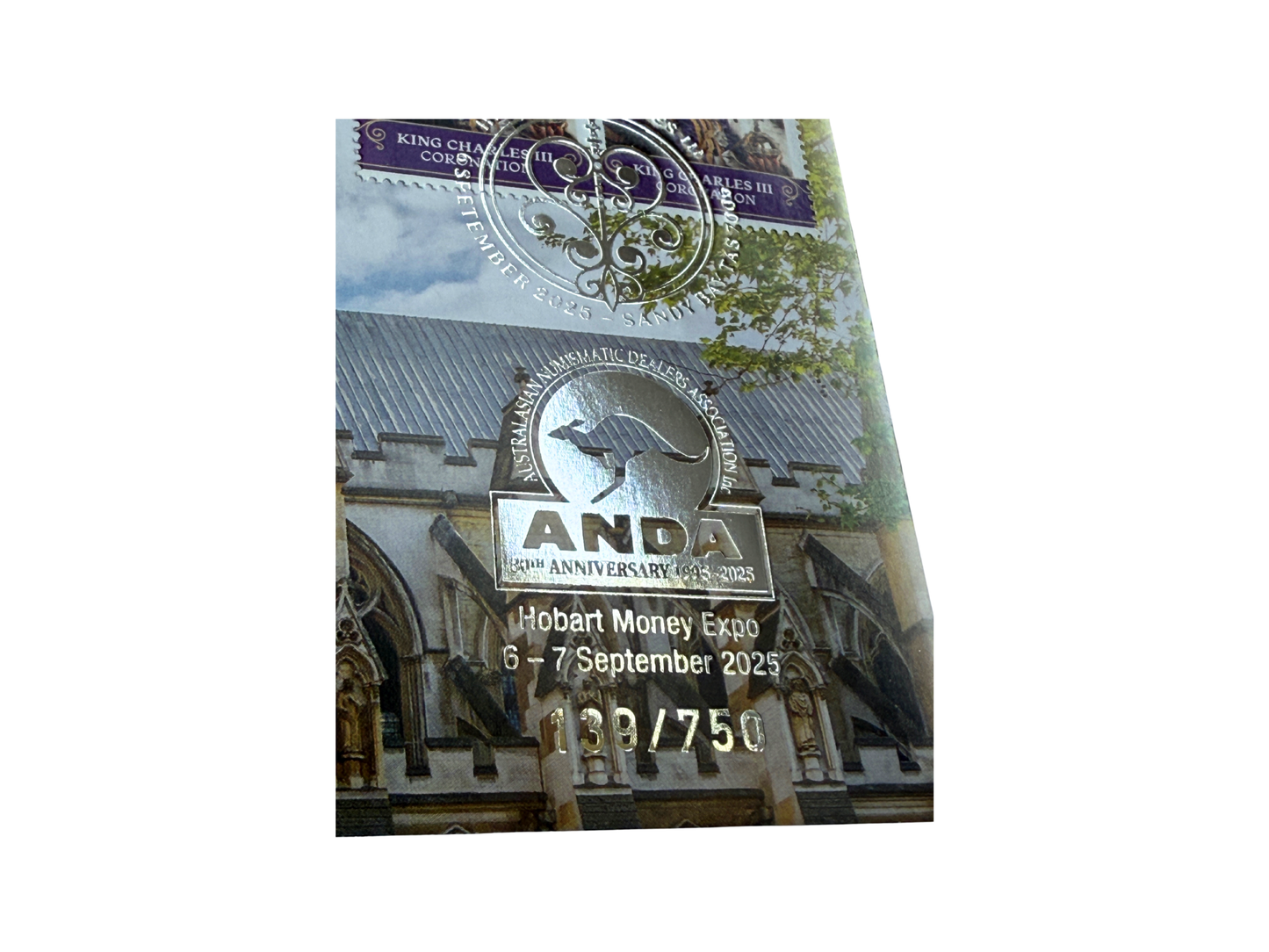 2025 50 Cent ANDA Overprint PNC - Hobart Money Expo - King Charles III - LTD 750