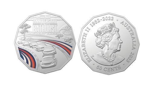 2023 50 Cent Coloured Bathurst 60th Anniversary PNC