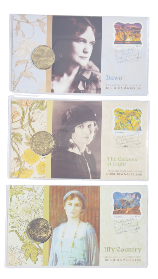 2025 Dorothea McKellar - 50 Cent Al-BR PNC - set of 3 - Free Tracked Post