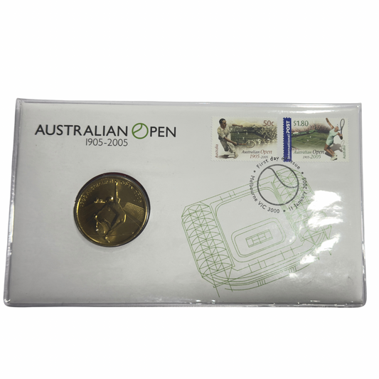2005 $5 Australian Open 1905-2005 PNC
