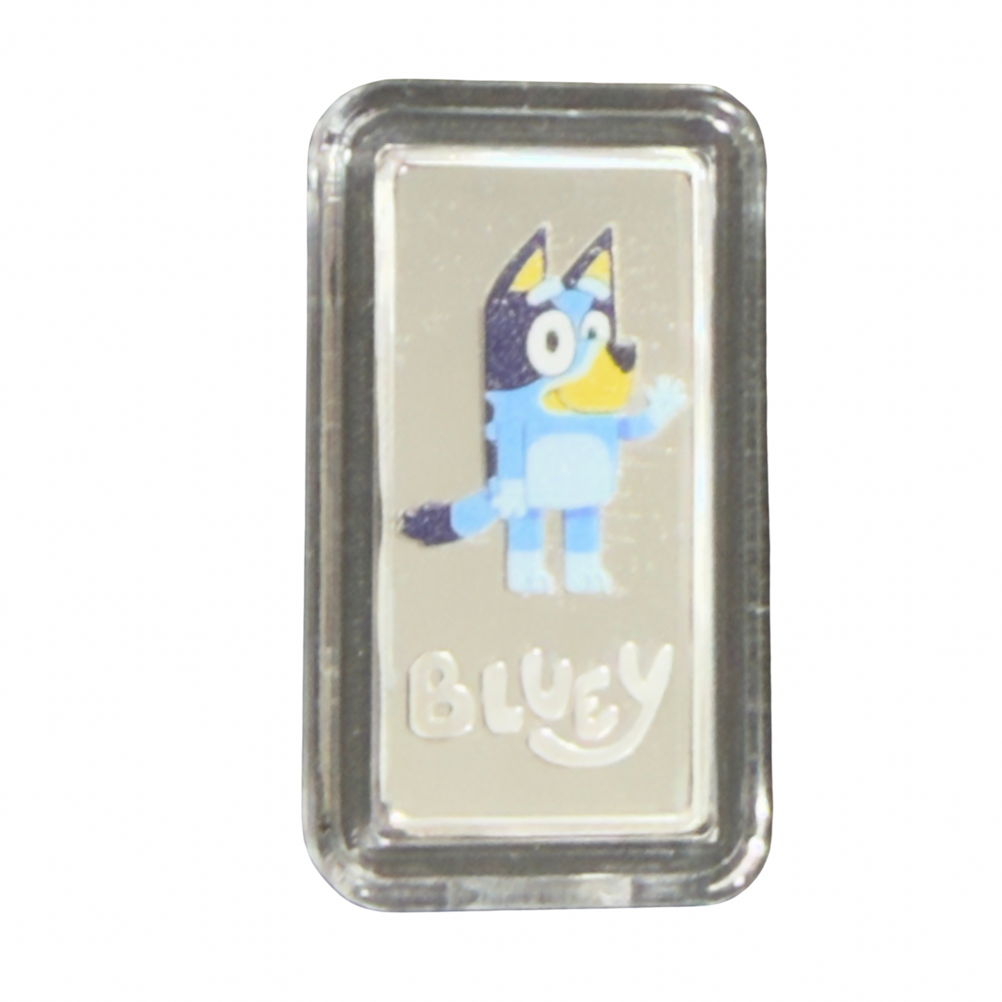 Bluey 5 Gram Coloured Silver Bar in Capsule - 5 Gram .999 Fine Silver Bar