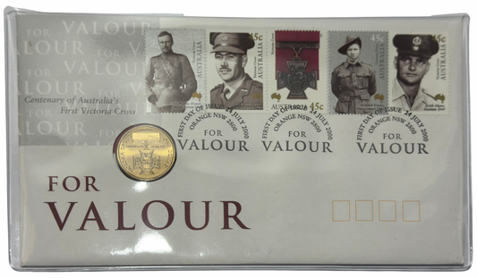 2000 $1 For Valour PNC - Uncirculated - 2000 Victoria Cross $1 Coin